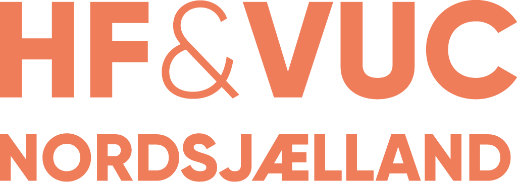 LOGO HF & VUC Nordsjælland. Primært logo